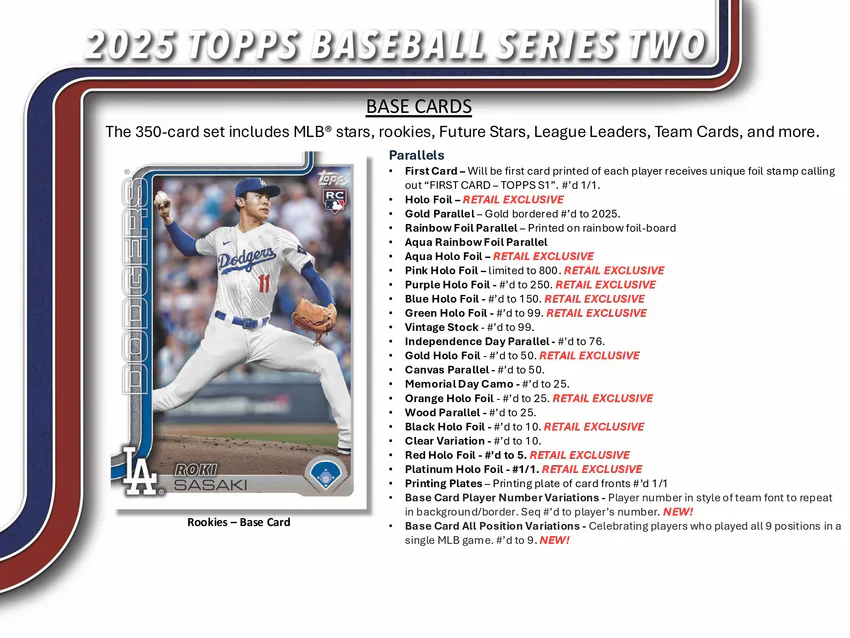 2025 Topps Series 2 Baseball Mega Box - Image 5