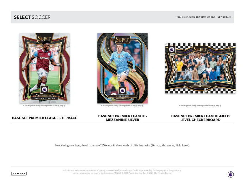 24/25 Panini Select EPL Blaster Box - Image 3