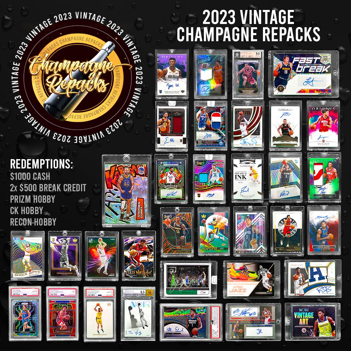 Break 1315 - NBA - 22/23 Spectra Hobby ft Champagne Repack Series 1 - 3 Box - Pick Your Team! - Image 2