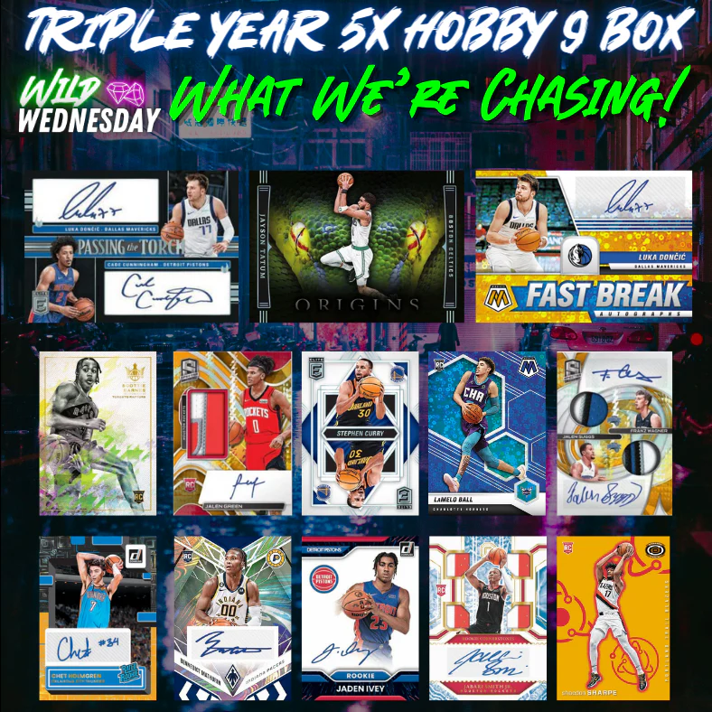 Break 1387 - NBA Triple Year 5x Hobby 9 Box - $99 Random Teams! - Image 2