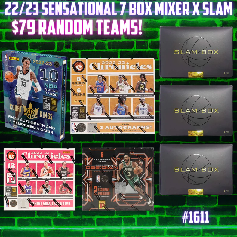 Break 1611  - 22/23 NBA Sensational 7 Box - $79 Random Teams!