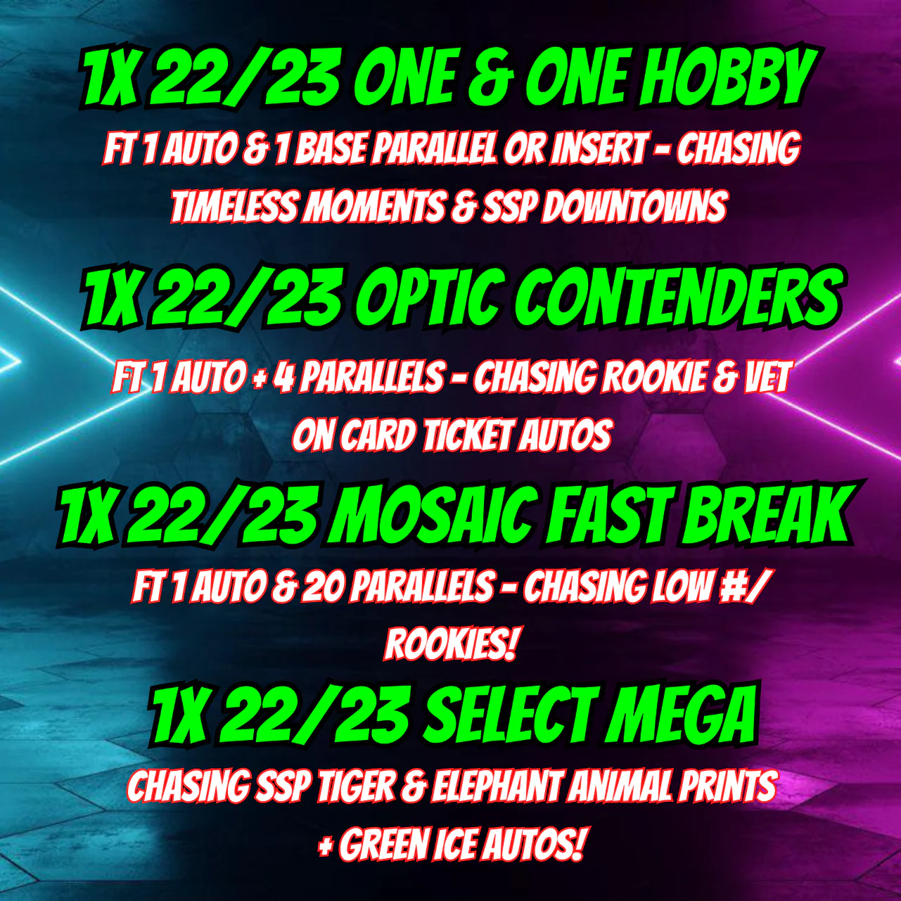 Break 1968 - NBA 22/23 One & One x Contenders 4 Box - $99 Random Teams! - Image 2