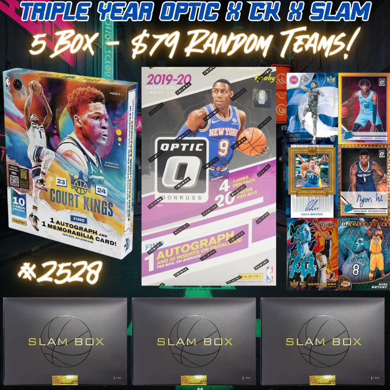 Break 2528 - NBA 19/20 Optic Hobby x Court Kings x Triple SLAM - $79 Random Teams!