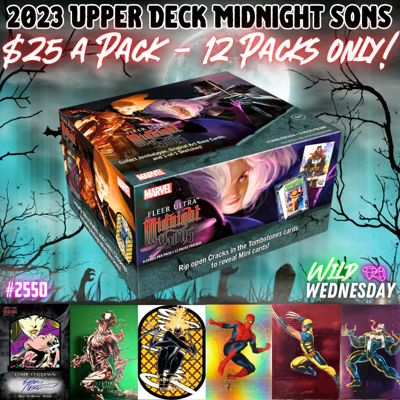 Break 2550 - 2023 Fleer Ultra Midnight Sons - Random Pack Break