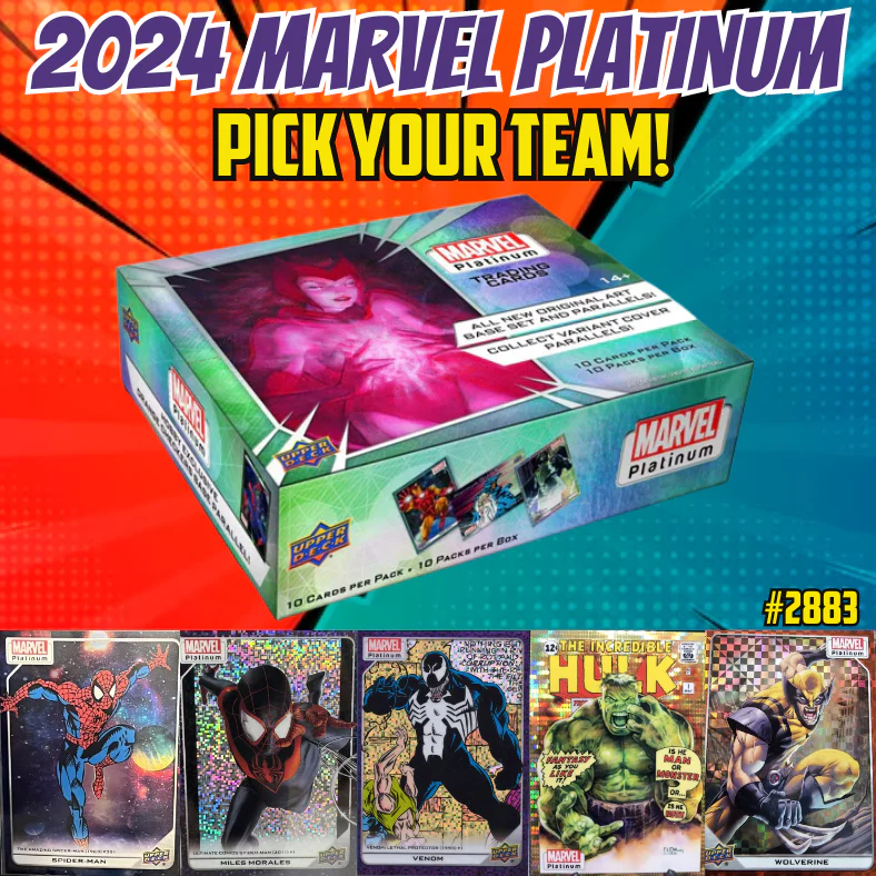 Break 2883 - 2023 Marvel Platinum - Pick Your Character/Team!