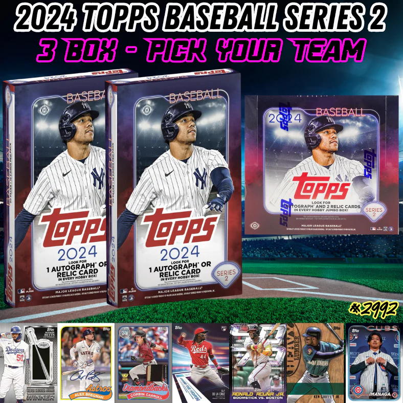 Break 2992 - 2024 Topps Baseball Series 2 Hobby x Jumbo - Pick Your Team!