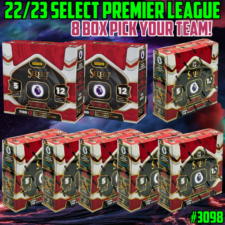 Break 3098 - 22/23 EPL Select Hobby x Tmall 8 Box - Pick Your Team/Player!
