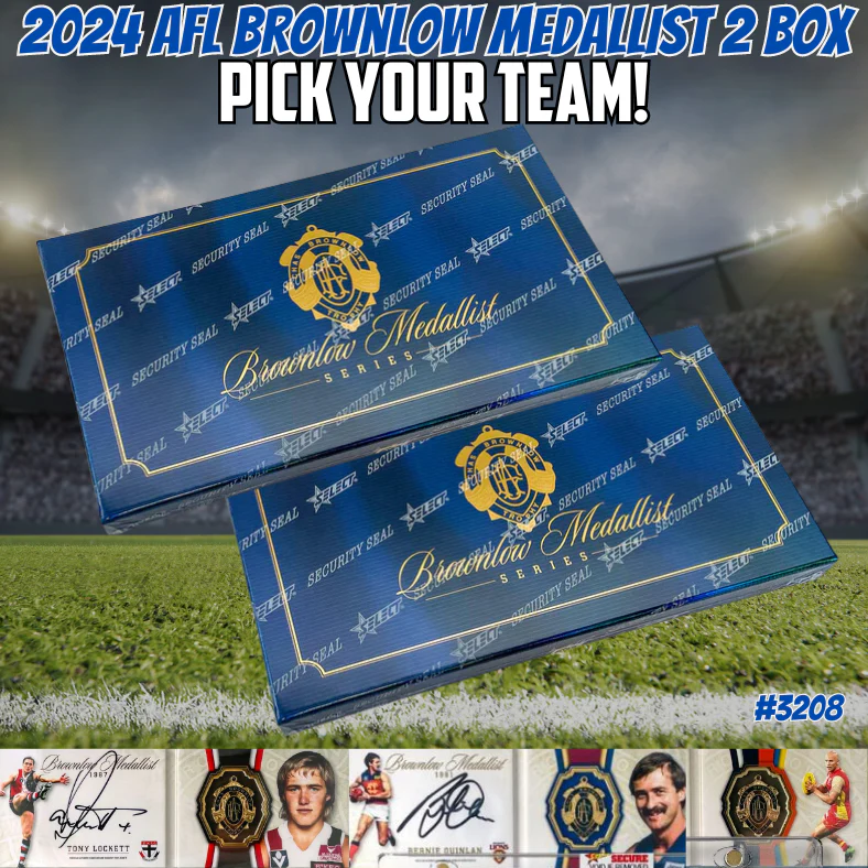 Break 3208 - 2024 AFL Brownlow Medalist 2 Box - Pick Your Team!