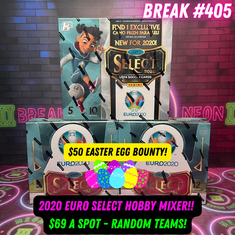 Break 405 - 2020 Euro Select Hobby Mixer - Random Teams - $69 per spot