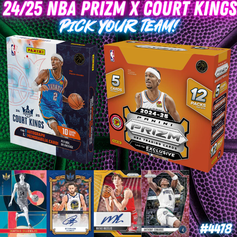 Break 4478 - 24/25 NBA Prizm x Court Kings PICK YOUR TEAM!