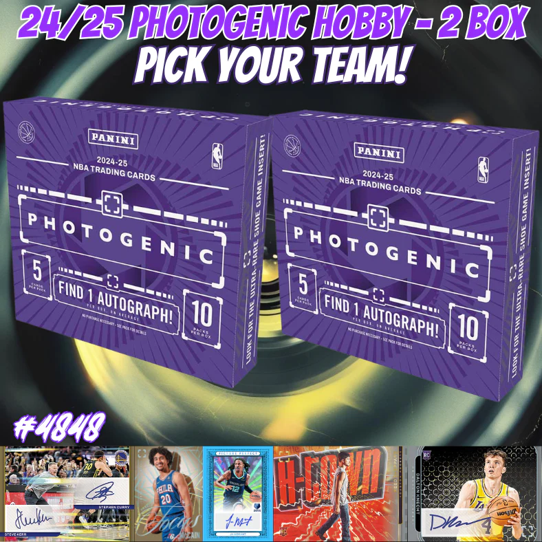 Break 4848 - DOUBLE 24/25 Photogenic Hobby - Pick Your Team!