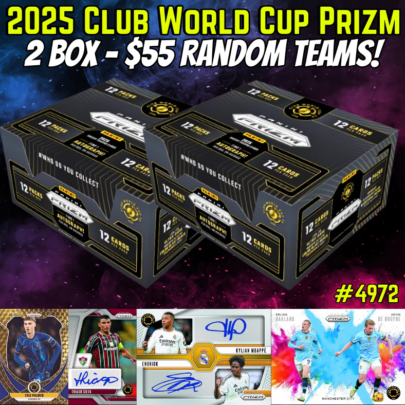 Break 4972 - 2025 Club World Cup Prizm 2 Box - $55 Random Teams!
