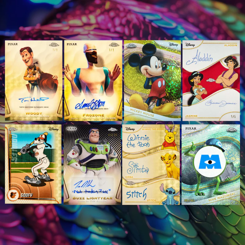 Break 5008 - 2025 Disney Chrome Hobby 8 Box Mixer - Pick Your Character! - Image 2