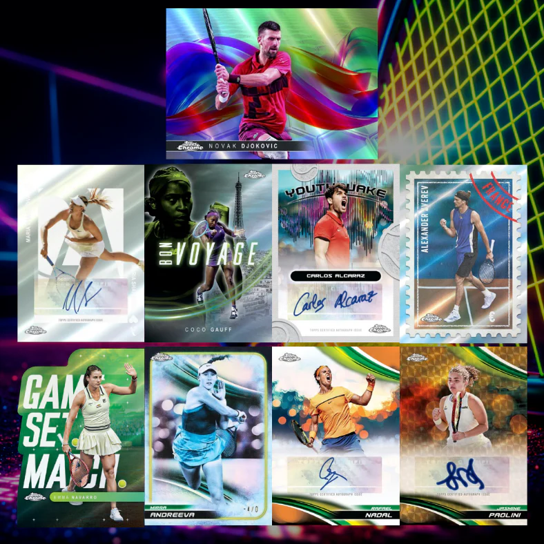 Break 5293 - 2025 Tennis Chrome - Hobby x Breakers 8 Box Mixer - 28 AUTOS - Pick Your Player! ROUND 2! - Image 3