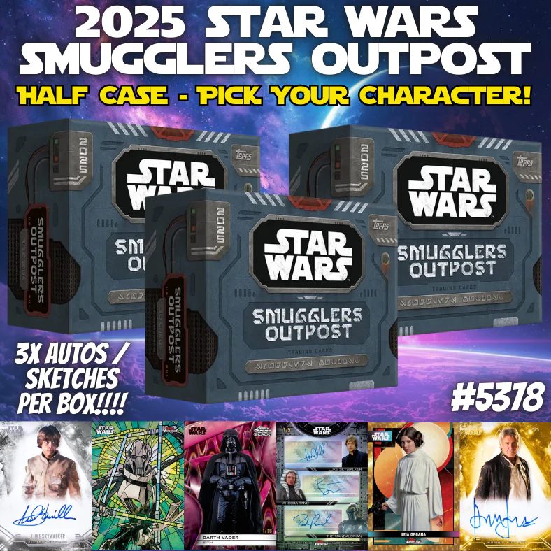Break 5378 - 2025 Star Wars Smugglers Outpost - HALF CASE - Pick Your Character!