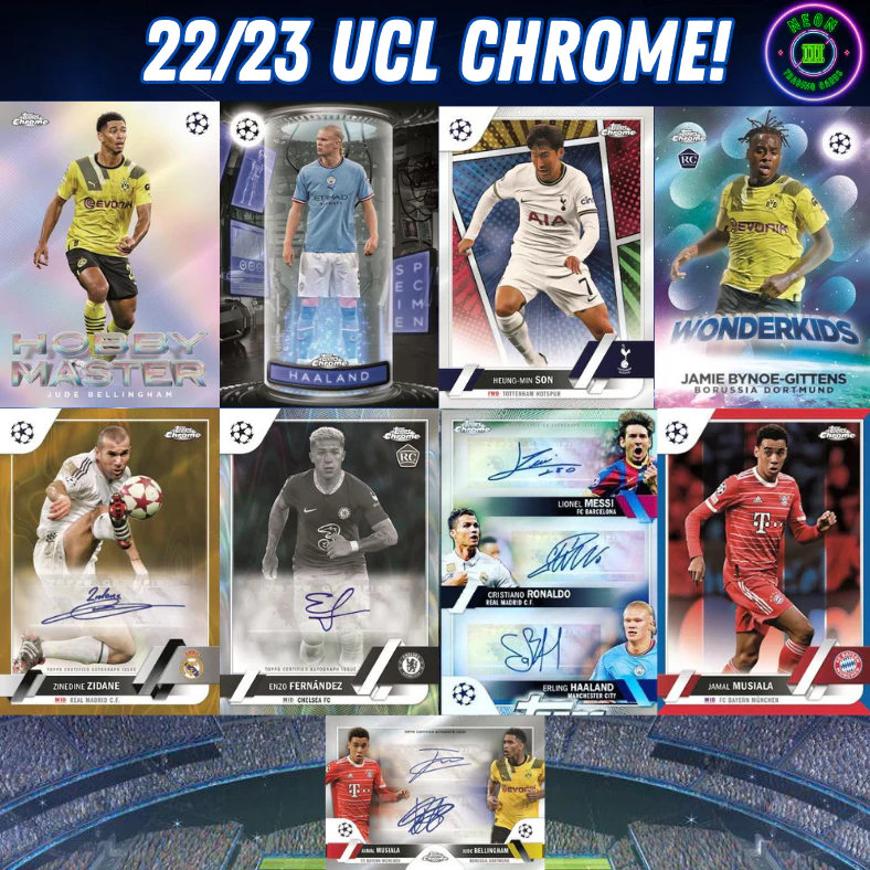 Break 886 - 22/23 Topps Chrome UEFA Club Competitions Full Case & a Half Break - 20 Boxes - Pick Your Player/Team - Image 2