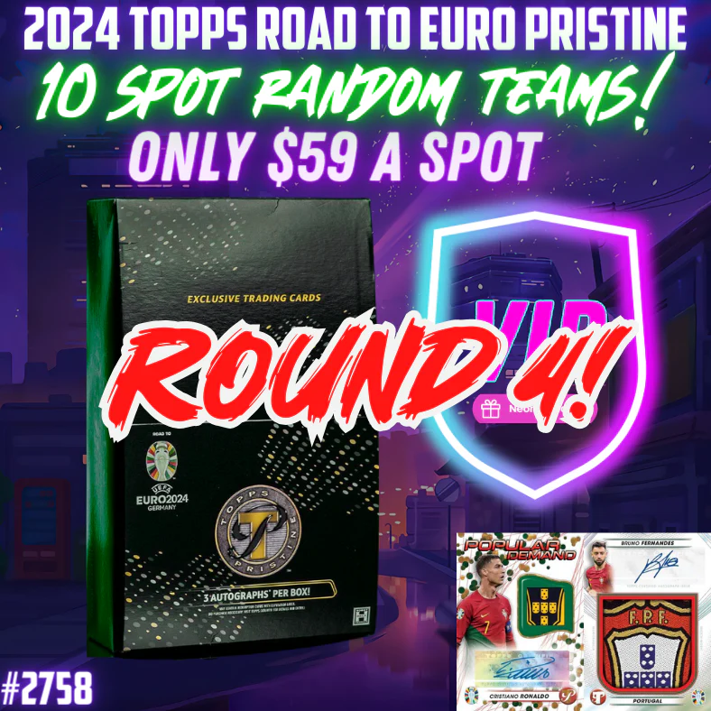 Break 2758 - Topps Pristine Road to Euros 2024 - 10 Spot - Random Teams - ONLY $59 A SPOT ROUND 4