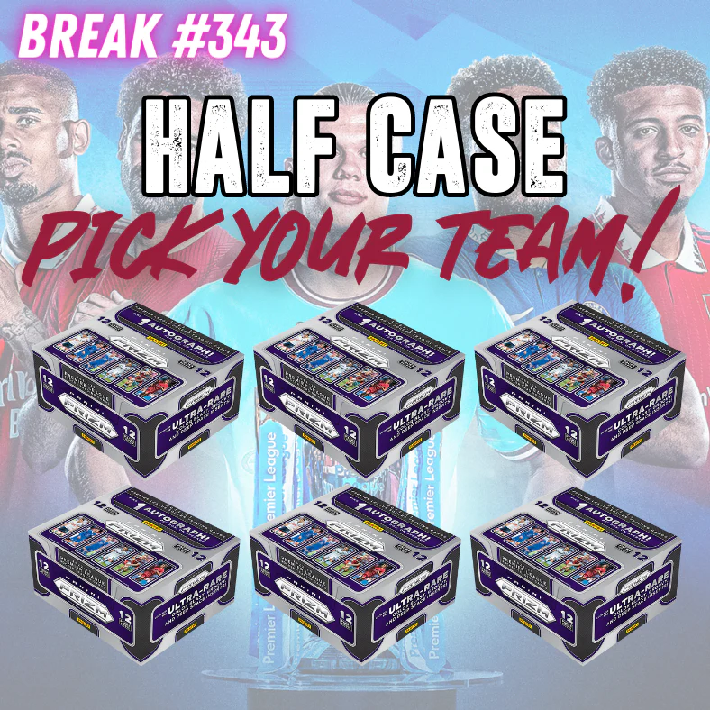 Break 343 - 22/23 EPL Prizm Hobby RELEASE DAY HALF CASE - Pick Your Player / Team