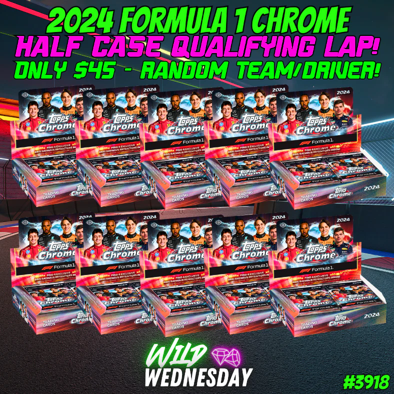 Break 3918 - 2024 Formula 1 Chrome Qualifying Lap - HALF CASE - Random Team / Driver