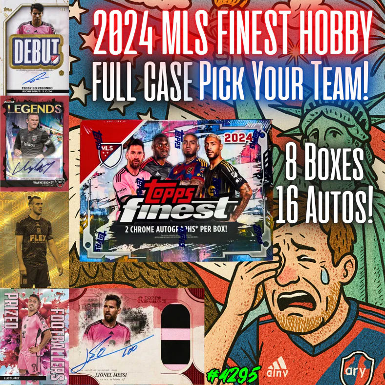 Break 4295 - RELEASE DAY - 2024 MLS Finest Hobby - Full Case - Pick Your Team!