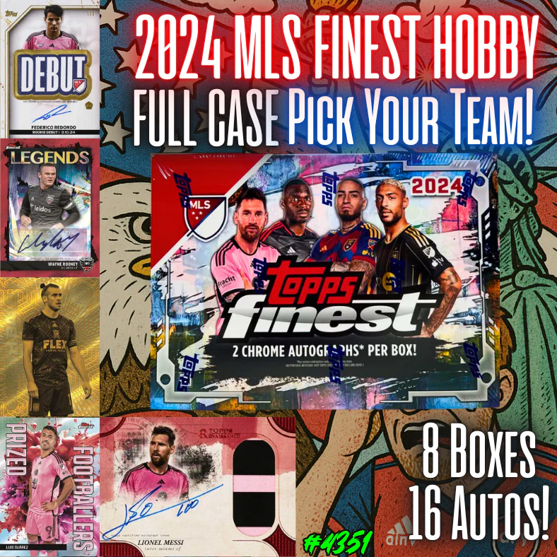 Break 4351 - 2024 MLS Finest Hobby - Full Case - Pick Your Team!