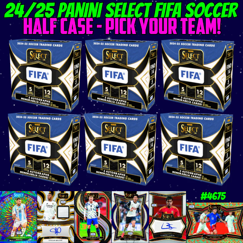 Break 4675 - 24/25 FIFA Select HOBBY - HALF CASE - Pick Your Team!