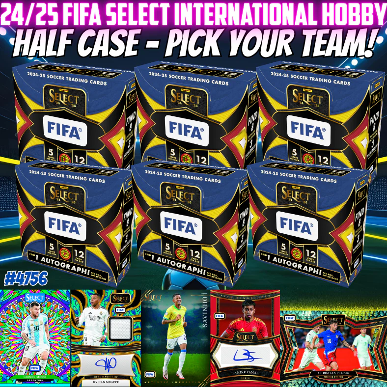 Break 4756 - 24/25 FIFA Select International Hobby - HALFCASE - Pick Your Team!